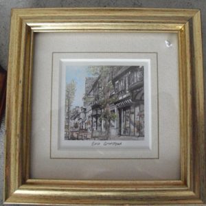 Small Vintage East Grinstead Print Framed