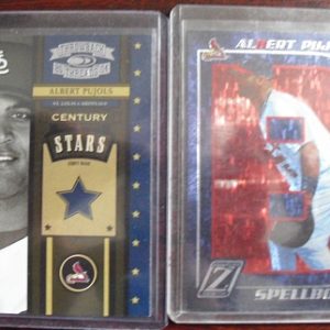 2004 and 2005 Donruss Numbered Albert Pujols Insert Cards