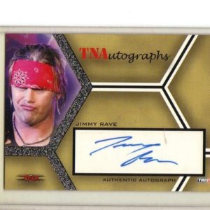 2008 TNA TRISTAR IMPACT JIMMY RAVE AUTOGRAPH CARD