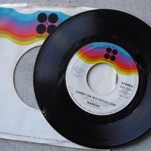 1976 45 Record - Kansas Carry on Wayward Son
