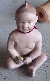 Resin Dollhouse Figurine Small Chubby Baby