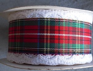 Vintage Creative Craft Plaid Ribbon Roll