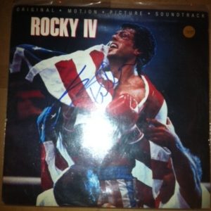 Sylvester Stallone Signed Rocky IV Record Album