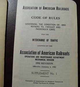 1952 American Railroads Code of Rules Booklet