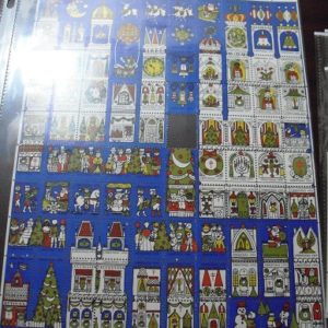 Partial Sheet 1970 TB American Lung Assoc Christmas Seals