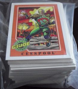 Near Set of 1991 Impel GI Joe Trading Cards