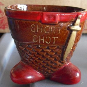 Vintage Pottery Japan Short Shot Shotglass