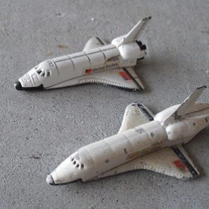 Lot of 2 Diecast ERTL Space Shuttle Toys