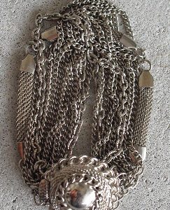 Beautiful Vintage Silver Metal Fancy Bracelet