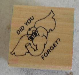 Rubber Stamp - Did You Forget