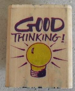 Rubber Stamp - Good Thinking