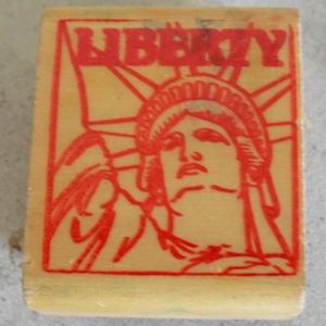 Rubber Stamp - Statue of Liberty