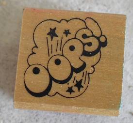 Rubber Stamp - Oops