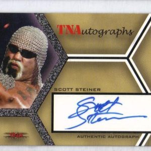 2008 TNA TRISTAR IMPACT SCOTT STEINER AUTOGRAPH CARD