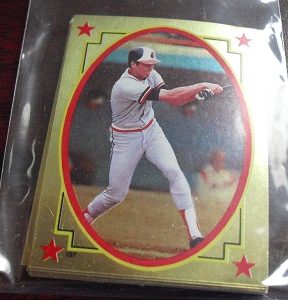 Lot of 13 1984 Topps FOIL Stickers - Cal Ripken Jr.