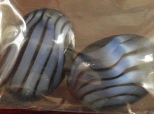 Lot of 2 Plastic Decorative Stones