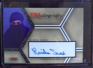 2008 TNA TRISTAR Impact Rajsheed Saeed Autograph Card