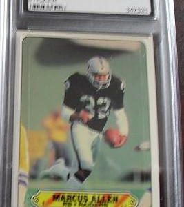 TCA 8 1983 Topps MArcus Allen Sticker Insert