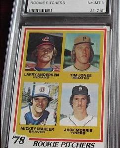 TCA 8 1978 Topps Jack Morris Rookie Card