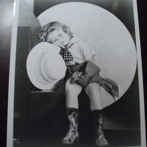 Shirley Temple as Cowgirl 8x10 Photograph