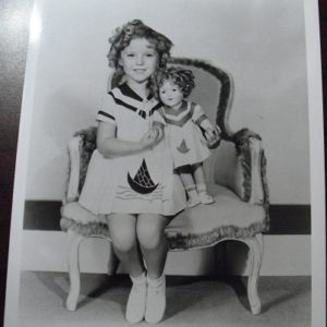 Shirley Temple with Doll 8x10 Photograph