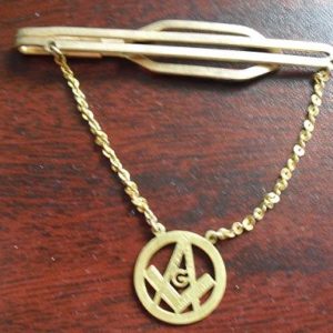 Vintage Free Masons Tie Clip Hayward