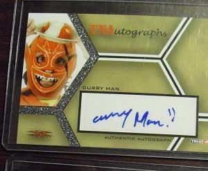 2008 TNA Tristar Impact Curry Man Autographed Card