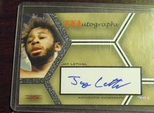 2008 TNA Tristar Impact Jay Lethal Autographed Card