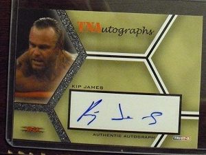 2008 TNA Tristar Impact Kip James Autographed Card