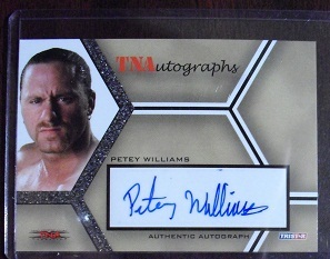 2008 TNA Tristar Impact Petey Williams Autographed Card