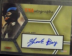 2008 TNA Tristar Impact Shark Boy Autographed Card