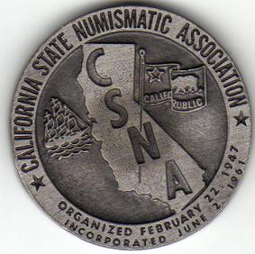 1977 Medal California Young Numismatist