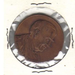 RARE 1947 Bronze Token Salaam Temple Thomas Edison