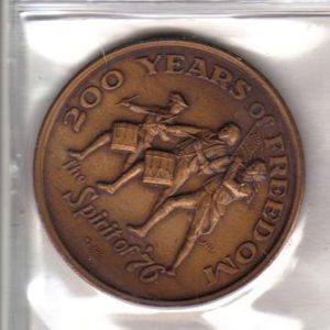 1976 Bronze Spirit of '76 Commemorative Coin