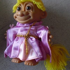 Russ Long Hair Character Girl Troll Figurine 4 3/4"