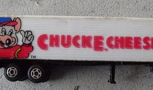 Diecast & Plastic Chucke Cheese Truck Trailer