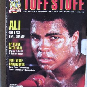 March 1993 Tuff Stuff Price Guide - Ali Cover