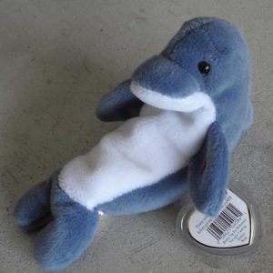 Ty Beanie Baby Dolphin - Waves