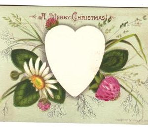 1878 L Prang Merry Christmas Victorian Card