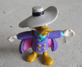 1990s Applause Vinyl Darkwing Duck Figurine