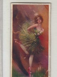 1930s Trade Card Ballerina Girl