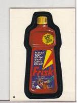 1986 Topps Wacky Packages Test Issue Sticker Frisk