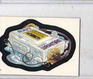 1986 Topps Wacky Packages Test Issue Sticker Soapy Washman