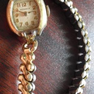 Vintage 12 K Gold Filled Monarch Womens Watch