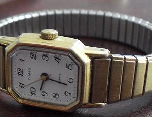 Vintage Timex Stainless Steel Womens Watch