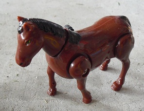 Modern Plastic Wind-up Horse Toy