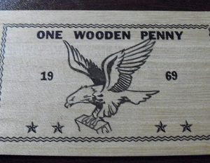 1969 Wooden Bill - One Penny