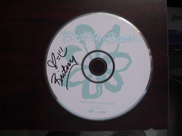 Britney Spears Autographed CD