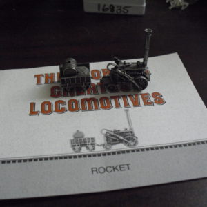 Franklin Mint World's Greatest Locomotives Rocket Locomotive Fig