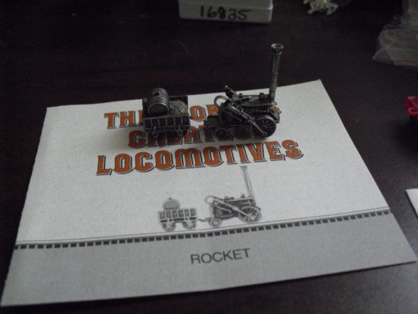 Franklin Mint World's Greatest Locomotives Rocket Locomotive Fig